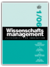 Wissenschaftsmanagement Ausgabe 1/2006