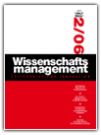 Wissenschaftsmanagement Ausgabe 2/2006